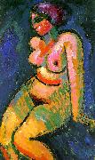 Alexei Jawlensky Seated Female Nude oil painting on canvas